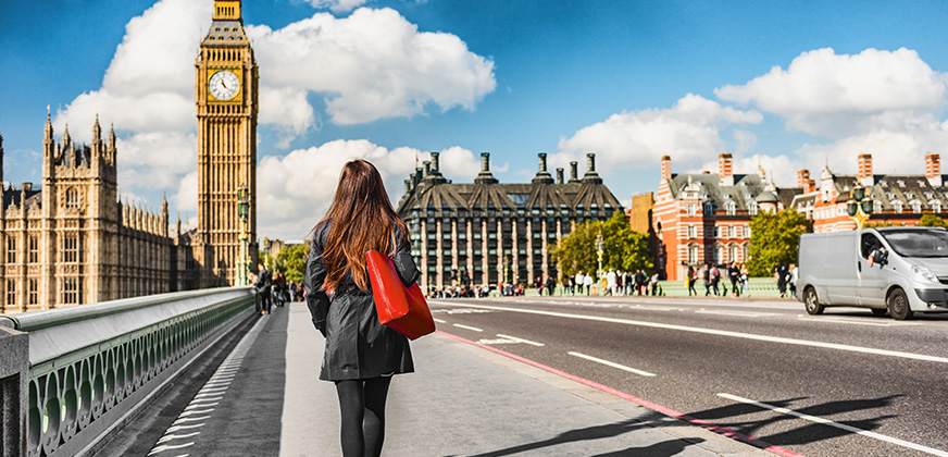 Toeriste bij de Big Ben